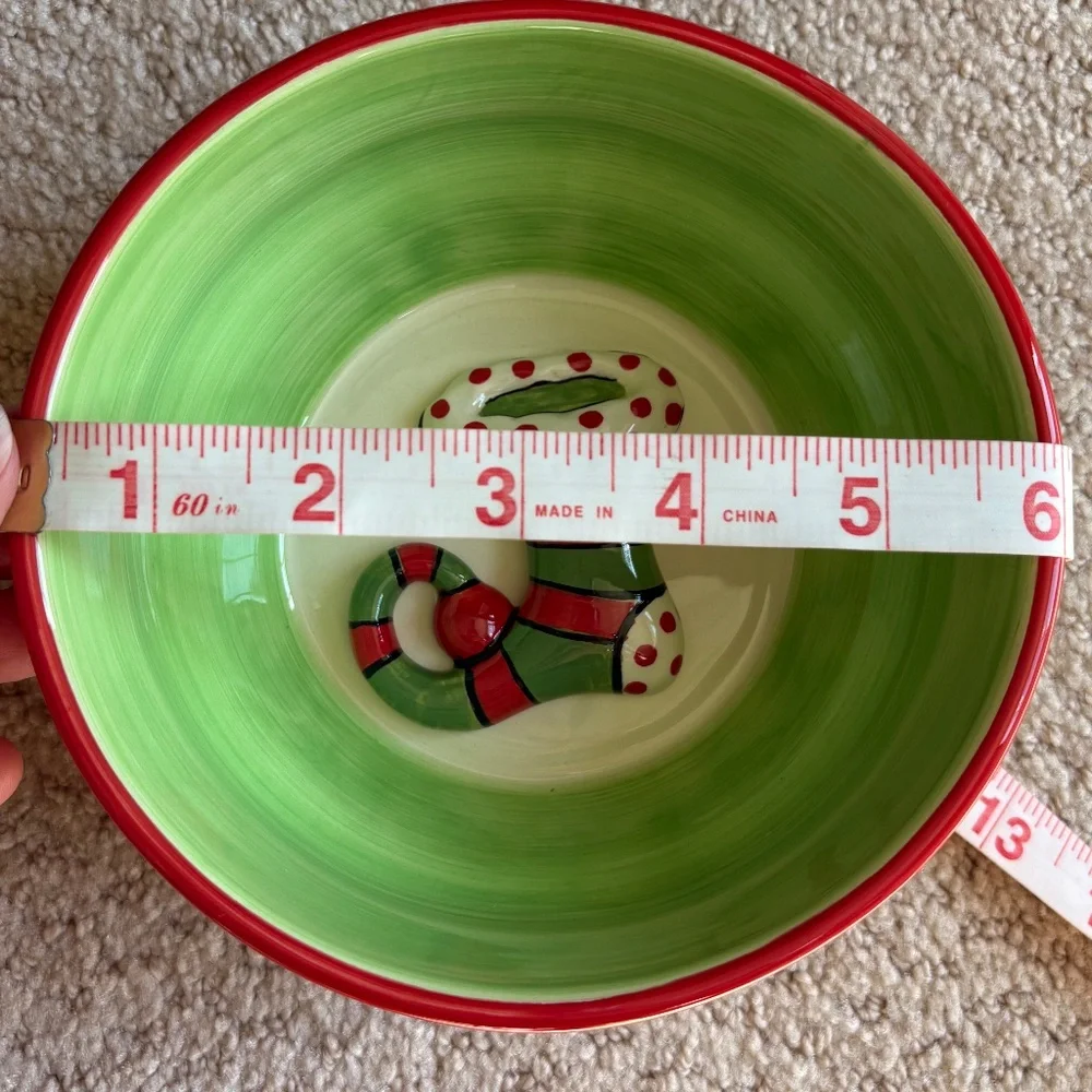 Becca Signature Collection Christmas bowl 3D Stocking